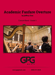 Academic Fanfare Overture Concert Band sheet music cover Thumbnail